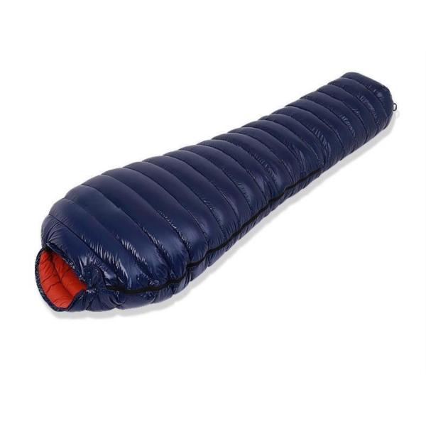 Outdoor Camping Winter Thickened Goose Down Cold-Proof Warm Mummy Down Sleeping Bag